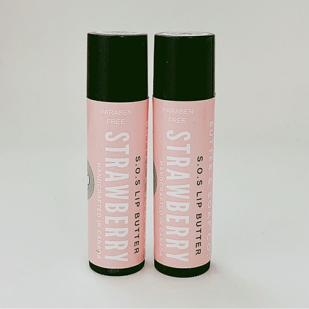🍓🍃4 Handmade Natural Super Moisturizing Lip Balms - Picture 4 of 7